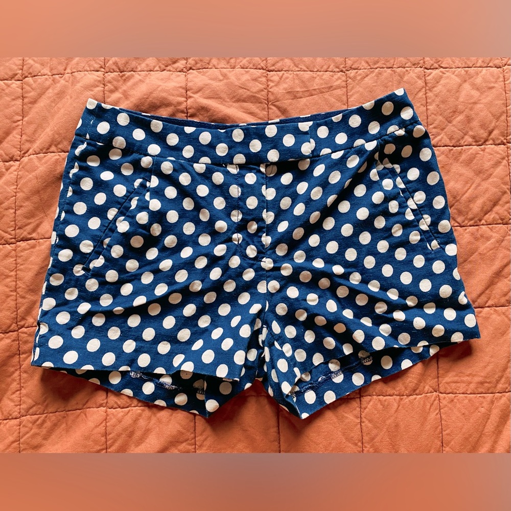 J. Crew vintage polka dot shorts size 0